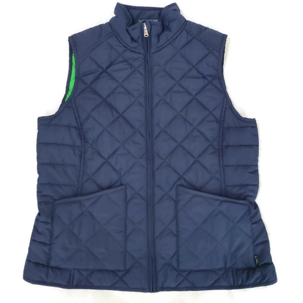 Lauren by Ralph Lauren Womens QuiltedVest! *Lightweight* Fall Walking Hiking